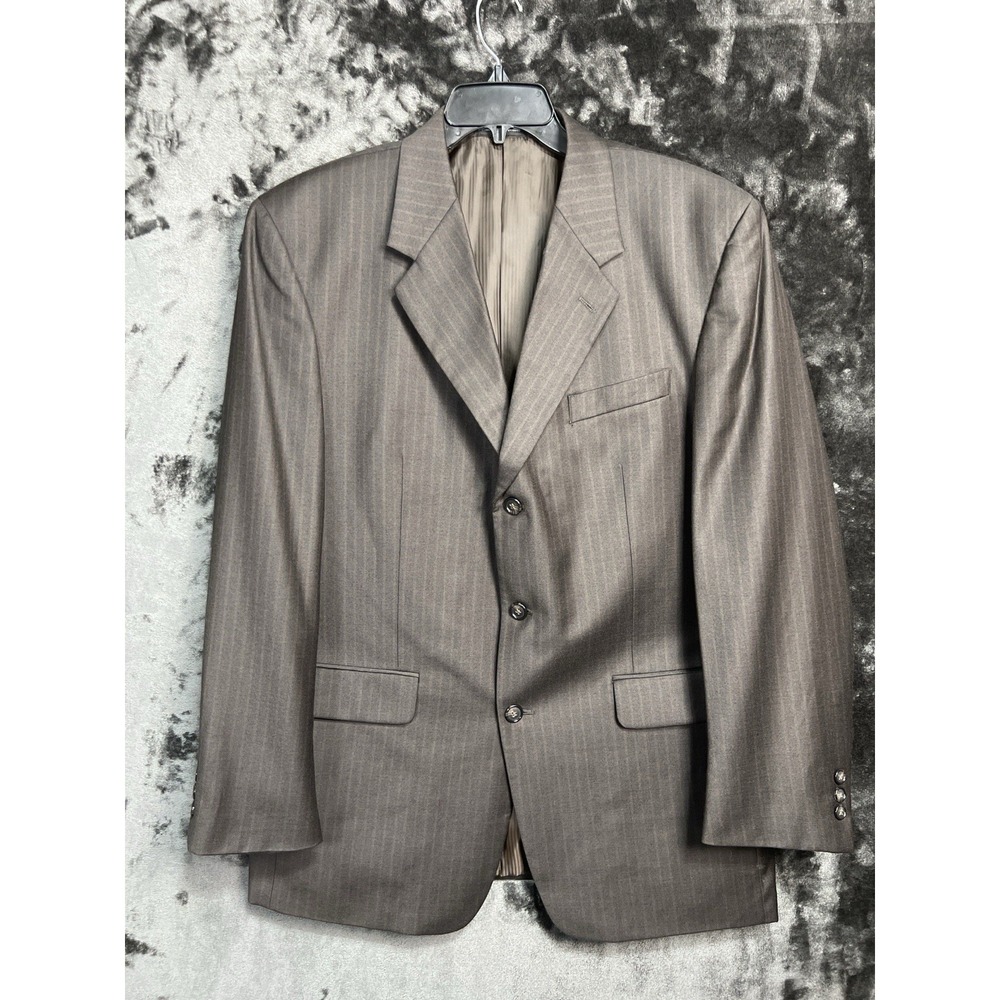 Calvin Klein Men's Size 42R Super 120's Wool Dress Blazer Coat